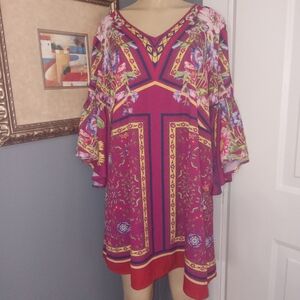 UMGEE FLORAL DRESS SZ L